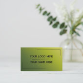 Custom Logo Name Minimalist Modern Professional 名刺 (スタンド正面)