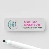 Custom  Logo Name Tag 名札 (インサイチュ)