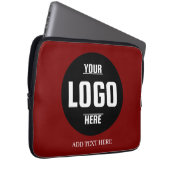 Custom Logo Neoprene Laptop Sleeve – 13 Inch ラップトップスリーブ (正面右)
