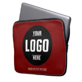 Custom Logo Neoprene Laptop Sleeve – 13 Inch ラップトップスリーブ (正面左)