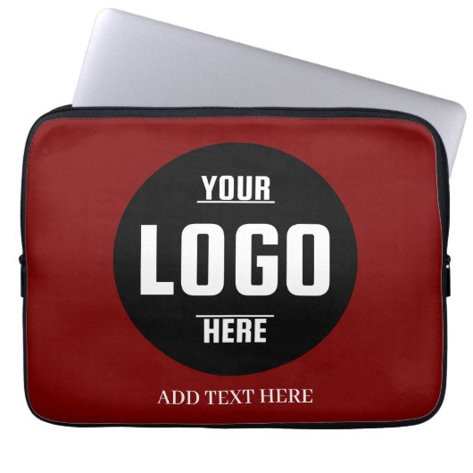 Custom Logo Neoprene Laptop Sleeve – 13 Inch ラップトップスリーブ (正面)