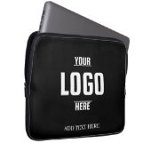 Custom Logo Neoprene Laptop Sleeve – 13 Inch ラップトップスリーブ (正面右)
