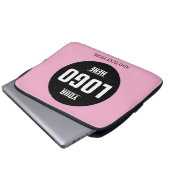 Custom Logo Neoprene Laptop Sleeve – 13 Inch ラップトップスリーブ (正面下部)