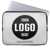 Custom Logo Neoprene Laptop Sleeve – 13 Inch ラップトップスリーブ (正面)