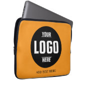 Custom Logo Neoprene Laptop Sleeve – 13 Inch ラップトップスリーブ (正面右)