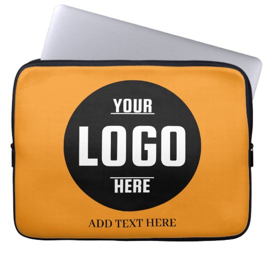 Custom Logo Neoprene Laptop Sleeve – 13 Inch ラップトップスリーブ (正面)