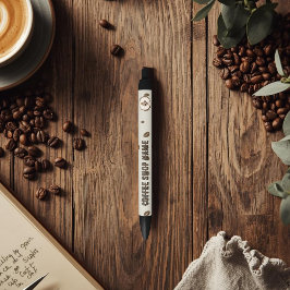 Custom Logo Pen with Business Name 黒ボールペン