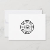 Custom Logo Personalized Business Branding Seal サンキューカード (正面)