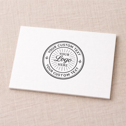 Custom Logo Personalized Business Branding Seal サンキューカード