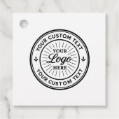 Custom Logo Personalized Business Branding Seal フェイバータグ (正面)