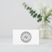 Custom Logo Personalized Business Branding Seal 名刺 (スタンド正面)