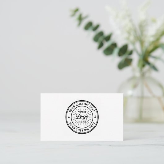 Custom Logo Personalized Business Branding Seal 名刺 (スタンド正面)
