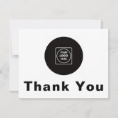 Custom Logo Personalized Thank You Note Card カード (正面)