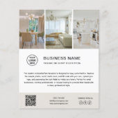 Custom Logo Photo Minimalist Business Flyer チラシ (正面)