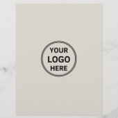 Custom Logo Photo QR Corporate Business Flyer チラシ (裏面)