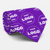 Custom Logo - Professional Branded Purple ネクタイ