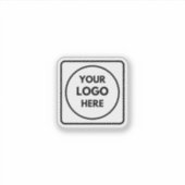 Custom Logo | Professional Branded Water Bottle  シール (正面)