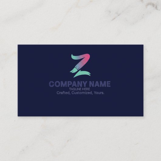 Custom Logo Professional Business Card Corporate 名刺 (正面)