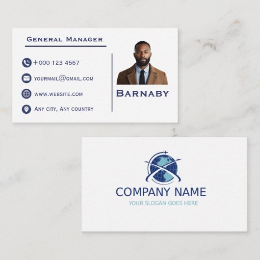 Custom Logo Professional Business Card Corporate 名刺 (正面/裏面)