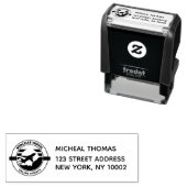 Custom logo Professional Return Address セルフインキングスタンプ (インサイチュ)