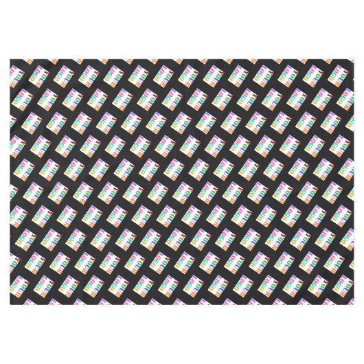 Custom Logo Promotional Branded Tablecloth Example テーブルクロス (正面(横))