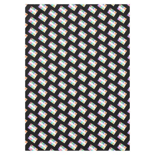Custom Logo Promotional Branded Tablecloth Example テーブルクロス (正面)