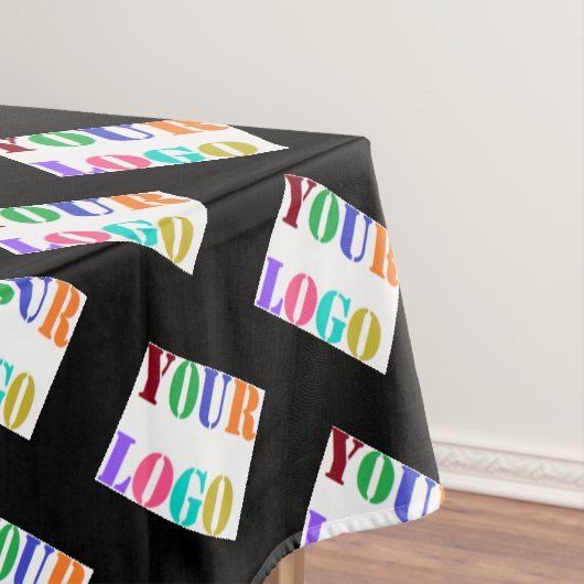 Custom Logo Promotional Branded Tablecloth Example テーブルクロス (インサイチュ)