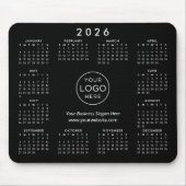 Custom Logo Promotional Business 2026 Calendar マウスパッド (正面)