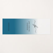 Custom Logo Promotional Business Teal Exercise Mat ヨガマット (正面(横))