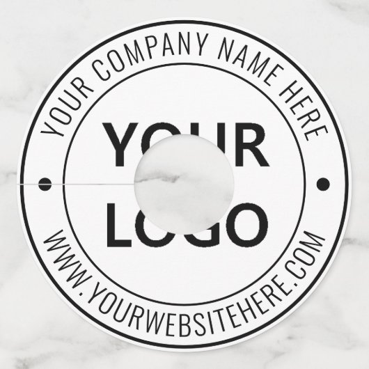 Custom Logo Promotional Your Business Personalized ワイングラスタグ (正面)