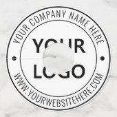 Custom Logo Promotional Your Business Personalized ワイングラスタグ (裏面)