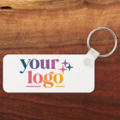 Custom Logo QR Code Branded  キーホルダー (正面)