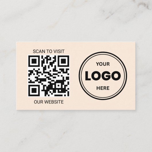 Custom Logo QR Code Business Card 名刺 (裏面)