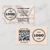 Custom Logo QR Code Business Card 名刺 (正面/裏面)