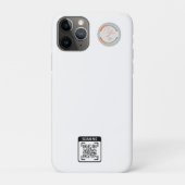 Custom Logo QR Code Business  Case-Mate iPhoneケース (裏)