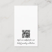 Custom Logo QR Code Jewelry Earring Display Card 名刺 (裏面)