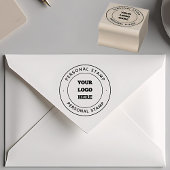 Custom Logo Rubber Stamp Personalized Branding ラバースタンプ