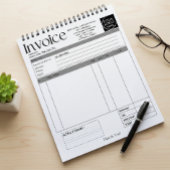 Custom Logo Small Business Invoice Sales Receipt ノートパッド