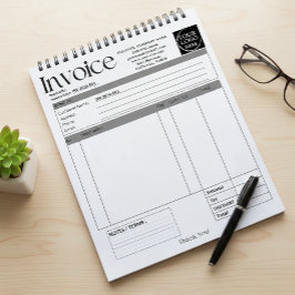 Custom Logo Small Business Invoice Sales Receipt ノートパッド