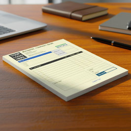 Custom Logo Small Business Invoice Sales Receipt ノートパッド