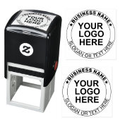 Custom Logo Stamp for Boxes (Business Name Seal) セルフインキングスタンプ