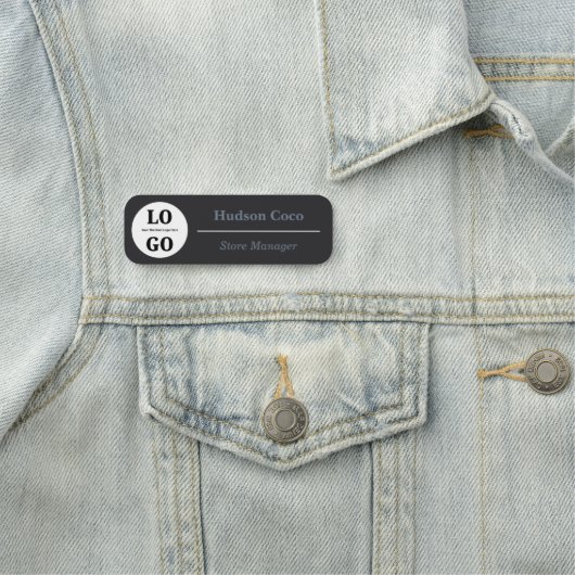 Custom Logo Store Employee Magnetic  名札 (インサイチュ)