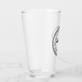Custom Logo & Text Beer Glass | Personalised Gift タンブラーグラス (右)