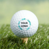 Custom Logo Text Branded Stamps Golf Balls Example ゴルフボール (インサイチュ 木)