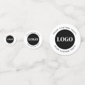 Custom Logo Text Business Promotional  コンフェッティ (正面)