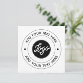 📝 Custom Logo & Text Personalized Business Event (スタンド正面)