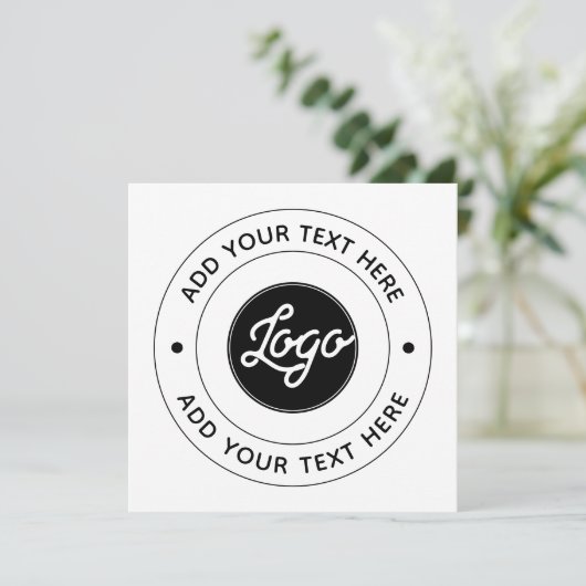 📝 Custom Logo & Text Personalized Business Event (スタンド正面)