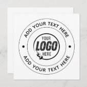 📝 Custom Logo & Text Personalized Business Event (正面/裏面)