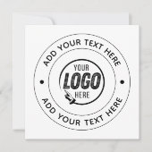 📝 Custom Logo & Text Personalized Business Event (正面)