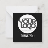 Custom Logo Thank You Cards with QR Code  ノートカード (正面)